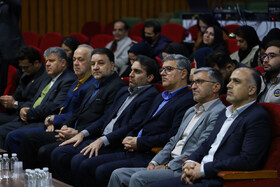 نشست خبری فاطمه مهاجرانی، سخنگوی دولت در سالن شرکت پالایش نفت امام خمینی (ره) شازند - اراک