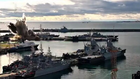 اوکراین مدعی از کار انداختن یک زیردریایی روسیه شد