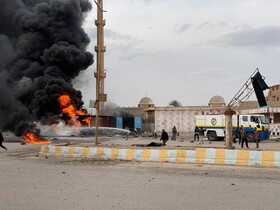 انفجار خودروی بمب‌گذاری شده در البوکمال سوریه