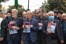 مراسم تشییع و تدفین پیکر آیت الله سید محمد شاهچراغی در دامغان