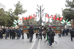 مراسم تشییع و تدفین پیکر آیت الله سید محمد شاهچراغی در دامغان