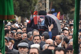 مراسم تشییع و تدفین پیکر آیت الله سید محمد شاهچراغی در دامغان
