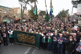 مراسم تشییع و تدفین پیکر آیت الله سید محمد شاهچراغی در دامغان