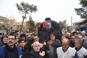 مراسم تشییع و تدفین پیکر آیت الله سید محمد شاهچراغی در دامغان