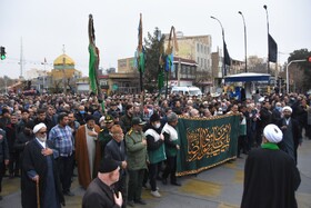 مراسم تشییع و تدفین پیکر آیت الله سید محمد شاهچراغی در دامغان