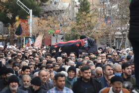 مراسم تشییع و تدفین پیکر آیت الله سید محمد شاهچراغی در دامغان