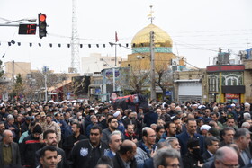 مراسم تشییع و تدفین پیکر آیت الله سید محمد شاهچراغی در دامغان