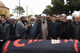 مراسم تشییع و تدفین پیکر آیت الله سید محمد شاهچراغی در دامغان