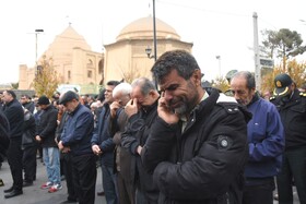 مراسم تشییع و تدفین پیکر آیت الله سید محمد شاهچراغی در دامغان