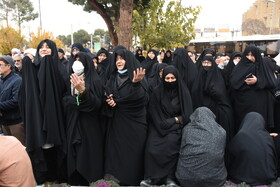 مراسم تشییع و تدفین پیکر آیت الله سید محمد شاهچراغی در دامغان