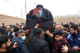 مراسم تشییع و تدفین پیکر آیت الله سید محمد شاهچراغی در دامغان