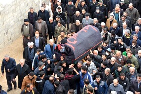 مراسم تشییع و تدفین پیکر آیت الله سید محمد شاهچراغی در دامغان