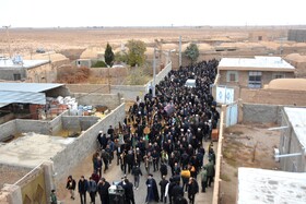 مراسم تشییع و تدفین پیکر آیت الله سید محمد شاهچراغی در دامغان