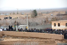 مراسم تشییع و تدفین پیکر آیت الله سید محمد شاهچراغی در دامغان