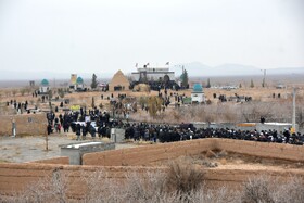 مراسم تشییع و تدفین پیکر آیت الله سید محمد شاهچراغی در دامغان