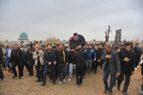 مراسم تشییع و تدفین پیکر آیت الله سید محمد شاهچراغی در دامغان