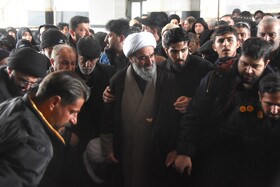 مراسم تشییع و تدفین پیکر آیت الله سید محمد شاهچراغی در دامغان