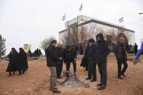 مراسم تشییع و تدفین پیکر آیت الله سید محمد شاهچراغی در دامغان