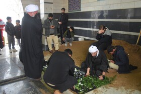 مراسم تشییع و تدفین پیکر آیت الله سید محمد شاهچراغی در دامغان