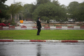 بارش‌های شدید و رگباری باران پاییزی در کیش