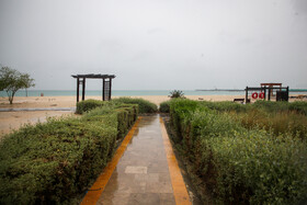 بارش‌های شدید و رگباری باران پاییزی در کیش