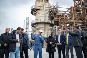 بازدید خبرنگاران از پالایشگاه شازند
