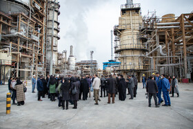 بازدید خبرنگاران از پالایشگاه شازند
