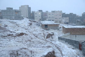 بارش برف پاییزی در شهرستان اهر