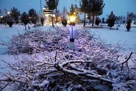 بارش برف پاییزی در شهرستان اهر