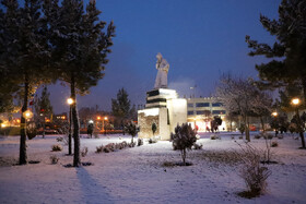 بارش برف پاییزی در شهرستان اهر
