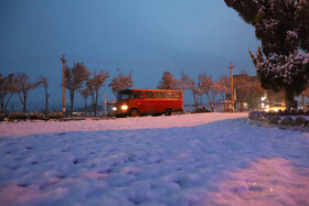 بارش برف پاییزی در شهرستان اهر