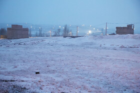 بارش برف پاییزی در شهرستان اهر