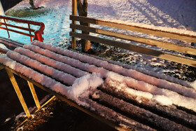 بارش برف پاییزی در شهرستان اهر