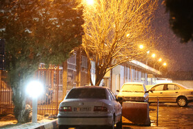 بارش برف پاییزی در شهرستان اهر