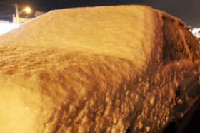 بارش برف پاییزی در شهرستان اهر