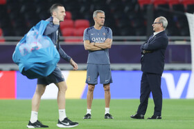 تمرین تیم فوتبال پاریس سن ژرمن پیش از فینال جام بین قاره ای