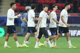 تمرین تیم فوتبال پاریس سن ژرمن پیش از فینال جام بین قاره ای