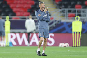 تمرین تیم فوتبال پاریس سن ژرمن پیش از فینال جام بین قاره ای