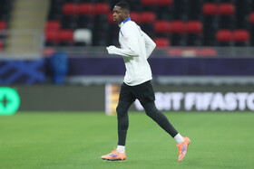 تمرین تیم فوتبال پاریس سن ژرمن پیش از فینال جام بین قاره ای