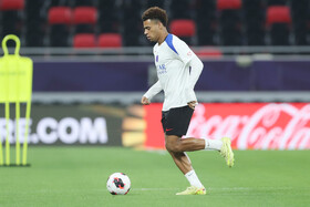 تمرین تیم فوتبال پاریس سن ژرمن پیش از فینال جام بین قاره ای