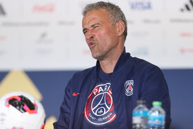 تمرین تیم فوتبال پاریس سن ژرمن پیش از فینال جام بین قاره ای