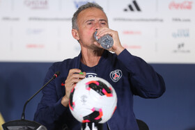 تمرین تیم فوتبال پاریس سن ژرمن پیش از فینال جام بین قاره ای