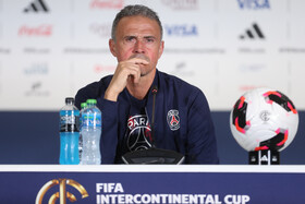 تمرین تیم فوتبال پاریس سن ژرمن پیش از فینال جام بین قاره ای