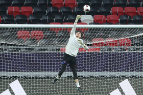 تمرین تیم فوتبال پاریس سن ژرمن پیش از فینال جام بین قاره ای