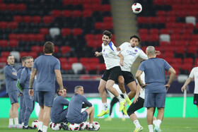 تمرین تیم فوتبال پاریس سن ژرمن پیش از فینال جام بین قاره ای