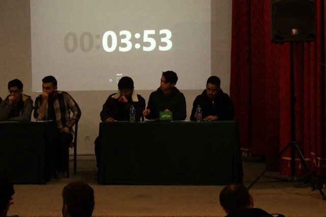 فینال مسابقه مناظرات دانشجویی دانشگاه گلستان از قاب عکس