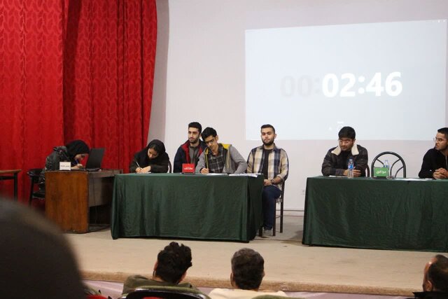 فینال مسابقه مناظرات دانشجویی دانشگاه گلستان از قاب عکس