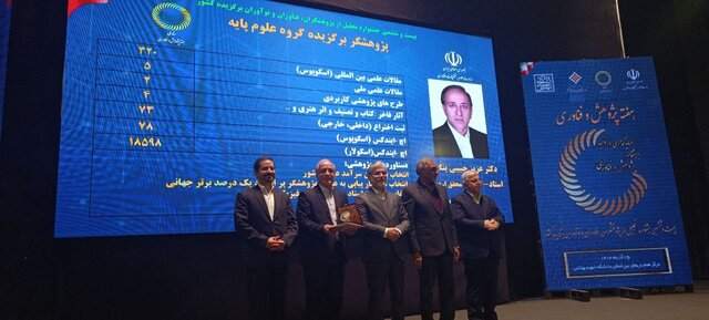 استاد دانشگاه محقق اردبیلی، پژوهشگر برگزیده کشور شد