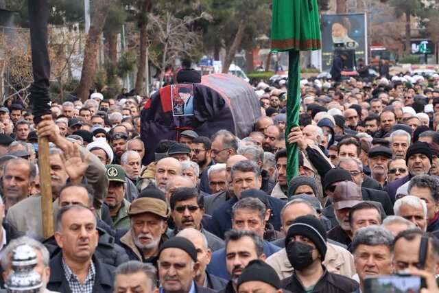 تشییع پیکر آیتالله سید محمد شاهچراغی(ره) در دامغان