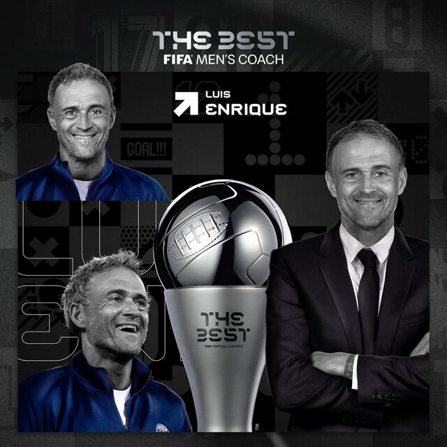 دمبله و انریکه بهترین‌های سال ۲۰۲۵ فوتبال جهان شناخته شدند